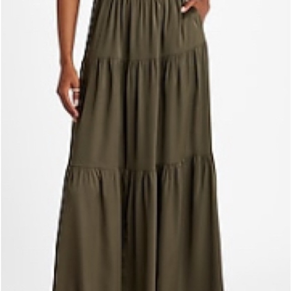 Olive Green Maxi Dress